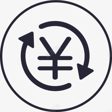 投资icon转入投资账户矢量图图标图标