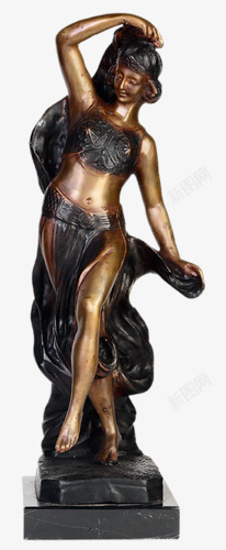 中世纪复古青铜雕塑素材