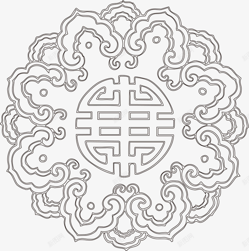 古风无缝花纹装饰图案矢量图ai免抠素材_88icon https://88icon.com 婚纱 对称花纹 无缝花纹 时尚花纹 梦幻花纹 花纹装饰 角花 贺卡 矢量图