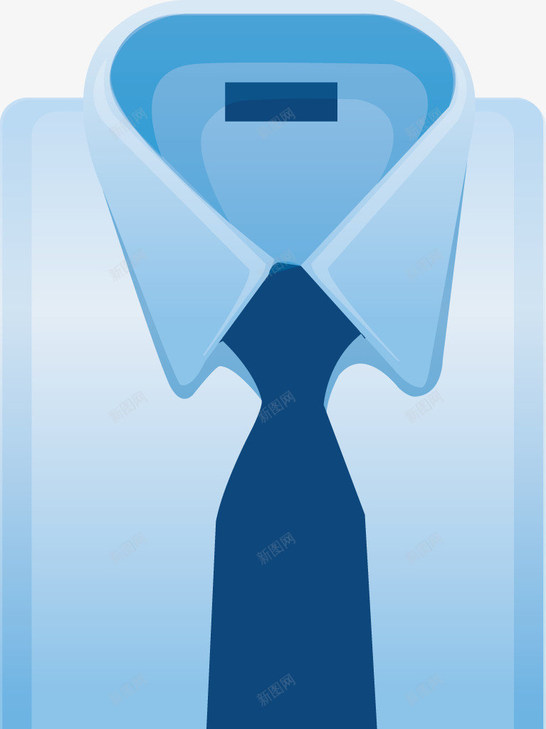 创意男士衬衫领带衣服图png免抠素材_88icon https://88icon.com 正装 男士 衣服 领带