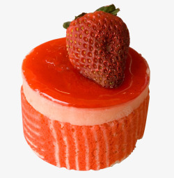 手工草莓蛋糕素材
