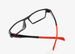 红黑色眼镜架素材