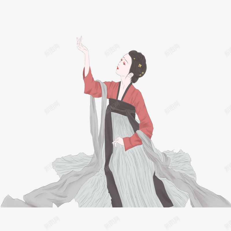 穿汉服跪着的女子psd免抠素材_88icon https://88icon.com 中国风 传统文化 传统服装 汉服 汉服少女