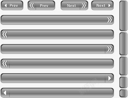 网站按钮移动栏矢量图素材