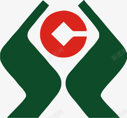 绿色矢量图标信用社logo农村信用社图标图标