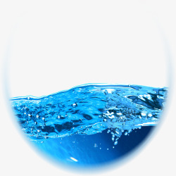 蓝色纯净水资源水波素材