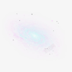 星空不规则太空星系紫色星云高清图片