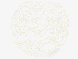 中国象征东方霸气龙中国风龙腾祥云纹理高清图片