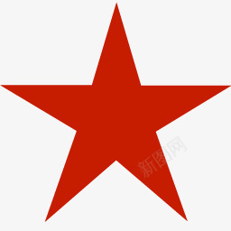 五星级床品红色的星星图标图标