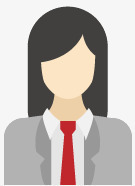 商务办公女子扁平化人物头像图标图标
