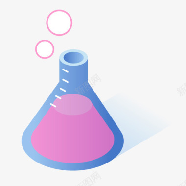 化学一个装着液体的烧杯图标图标