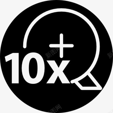 全面监控监控10x符号图标图标