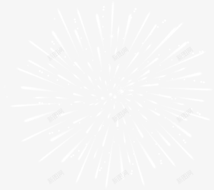 白色透明放射性烟花元素png免抠素材_88icon https://88icon.com 元素 放射性 烟花 白色 透明
