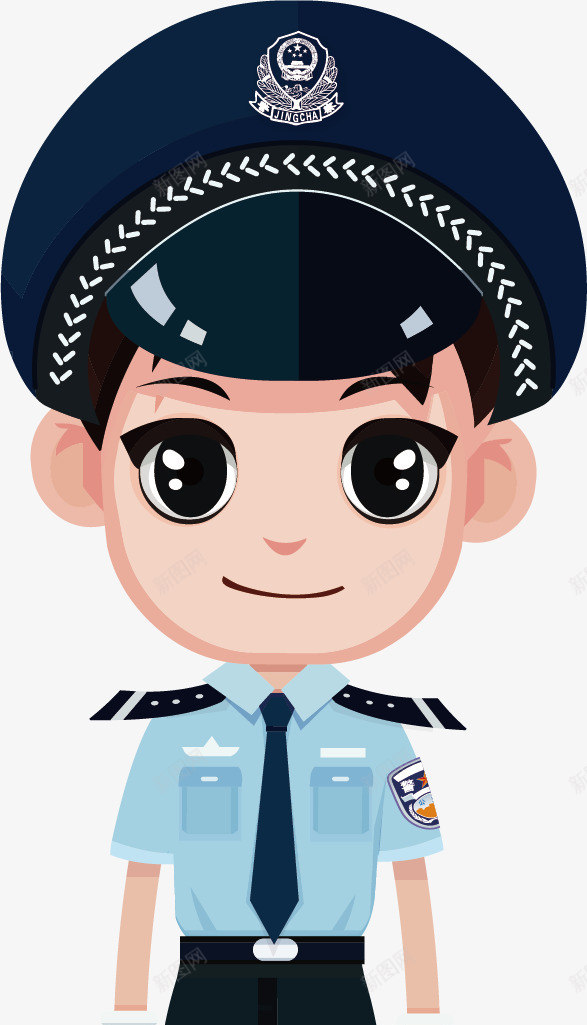 微笑的男警官png免抠素材_88icon https://88icon.com 图案 开心 微笑 正直 男士 警官 警帽 警徽