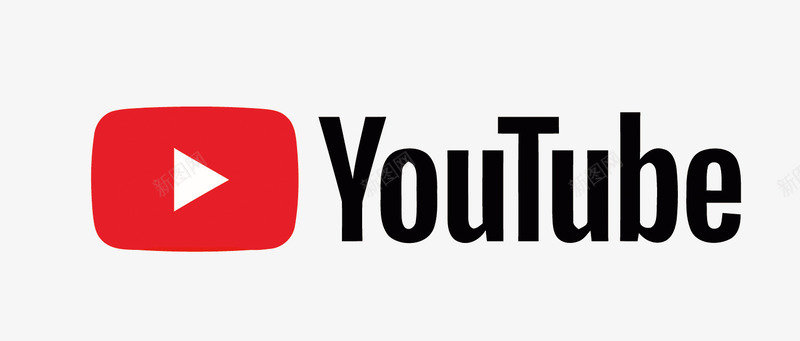 视频播放器方面YouTube视频播放器LOGO矢量图图标图标