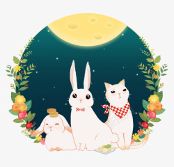 白兔子玉兔高清图片