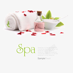 spa护理用品精油毛巾SPA用品图标高清图片