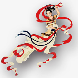 中秋节嫦娥奔月素材