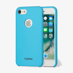 淡蓝色硅胶iphone7手机壳素材