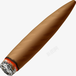 卡通雪茄设计燃烧的雪茄高清图片