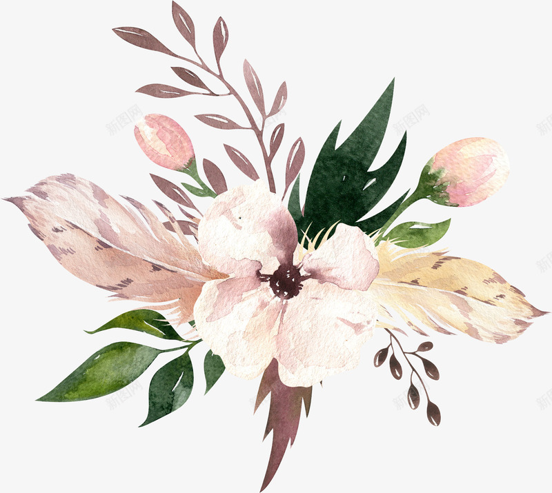 花瓣装饰案png免抠素材_88icon https://88icon.com 卡通 叶子 唯美 彩色 手绘 春天 植物 水墨 渐变 玫瑰花 花瓣 花蕊 鲜花
