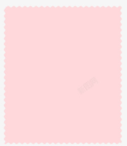 粉色锯齿边框素材
