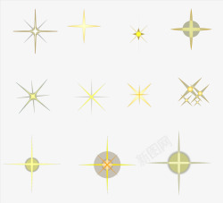 闪烁的星星素材
