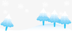 冬天雪季雪景装饰高清图片