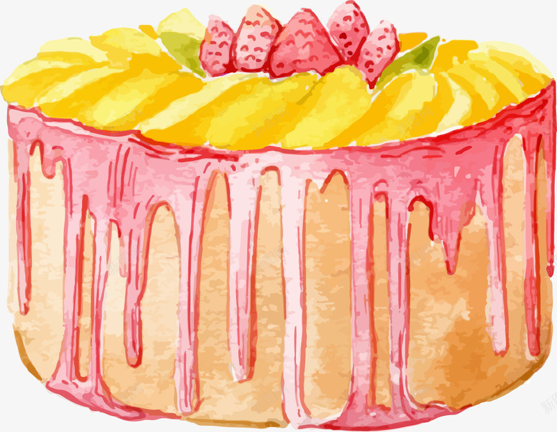 水彩蛋糕装饰图案png免抠素材_88icon https://88icon.com 巧克力蛋糕免抠png 甜品 糕点 美食 蛋糕装饰 蛋糕高清大图