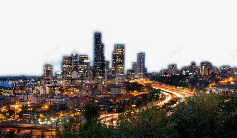 城市夜晚美景俯视图png免抠素材_88icon https://88icon.com 城市 城市俯视图 城市夜景图 夜景图