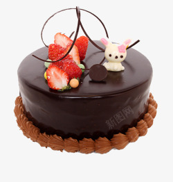 甜品巧克力蛋糕奶油巧克力蛋糕高清图片