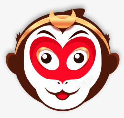 年货节2016春节猴子头像素材