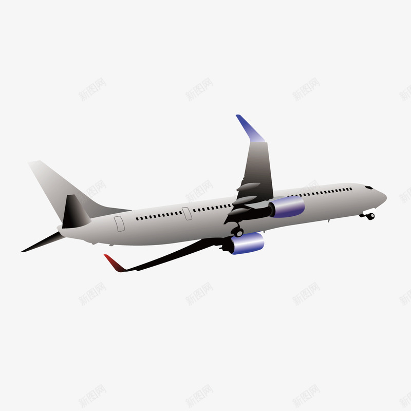 飞行中的客机png免抠素材_88icon https://88icon.com 客机 起飞的飞机 飞机