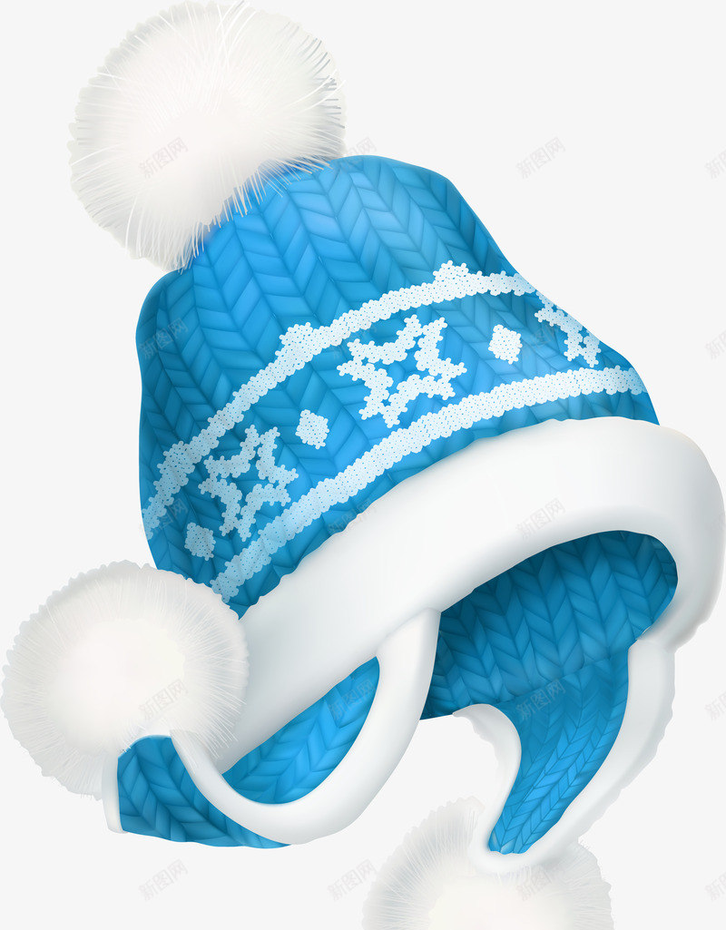 蓝色圣诞节保暖帽子png免抠素材_88icon https://88icon.com 保暖帽子 冬天 冬季 圣诞快乐 圣诞节 暖冬 蓝色帽子