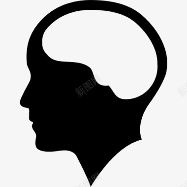 身体重要部位脑内人头图标图标