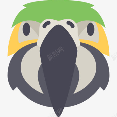彩绘宠物Parrot图标图标