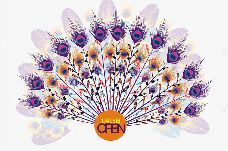 高端楼盘开盘广告png免抠素材_88icon https://88icon.com 广告 楼盘开盘 羽毛