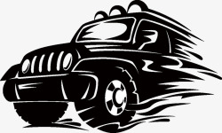 越野式汽车创意越野车广告插画图标高清图片