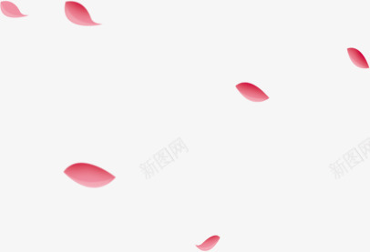 飞舞浅粉花瓣png免抠素材_88icon https://88icon.com 花瓣 飞舞