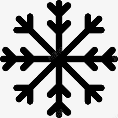 雪花堆积Snowflake图标图标
