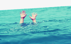 海边溺水海边溺水呼救的人高清图片