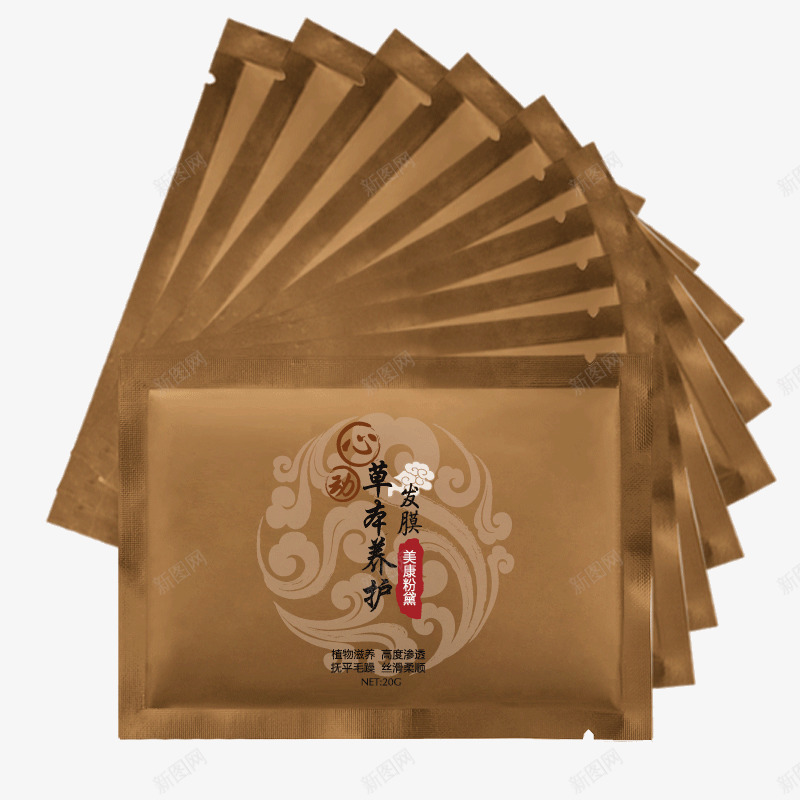 草本养护发膜png免抠素材_88icon https://88icon.com 产品实物 化妆品 美妆 美康粉黛 草本养护发膜