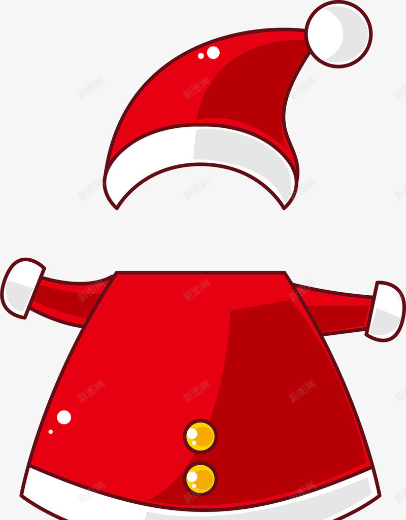 红色可爱圣诞老人服饰png免抠素材_88icon https://88icon.com Christma Christmas Merry 圣诞快乐 圣诞老人 圣诞老人服饰 圣诞节 服装