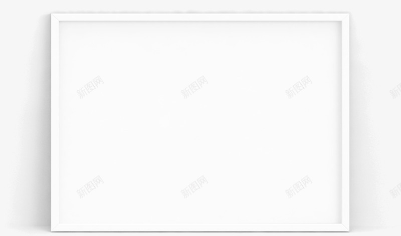 白色相框png免抠素材_88icon https://88icon.com 家具 照片 装饰 高清