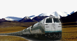 雄伟地方景点青藏铁路高清图片