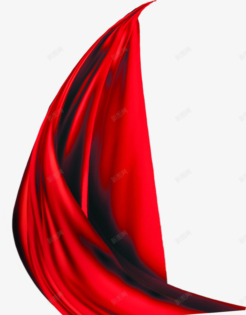 红色丝绸绸缎png免抠素材_88icon https://88icon.com 丝绸 红色 绸缎