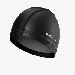 黑色泳帽硅胶舒适防水素材