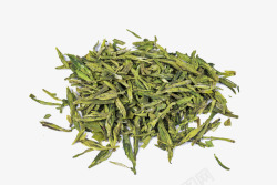中国茶道绿茶茶叶微距特写高清图片