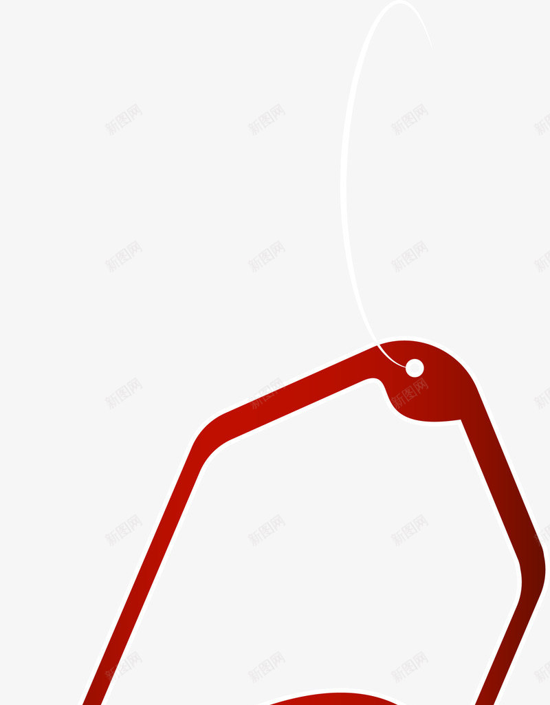 红色简约吊牌png免抠素材_88icon https://88icon.com 促销标签 售价拍 打折 挂牌 红色吊牌 装饰图案