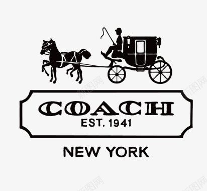 时尚的Coach图标图标